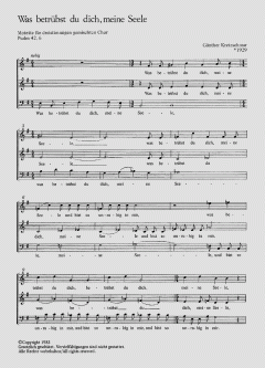 Fünf kleine Motetten von Günther Kretzschmar (Download) 