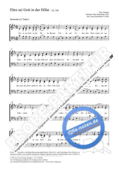 Ehre sei Gott in der Höhe D-Dur (2012) von Hans Haselböck (Download) 