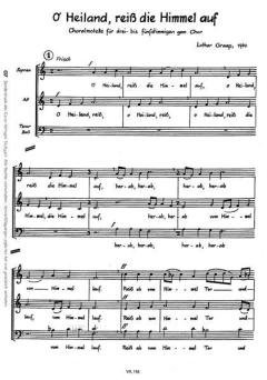 O Heiland, reiss die Himmel auf von Lothar Graap (Download) 