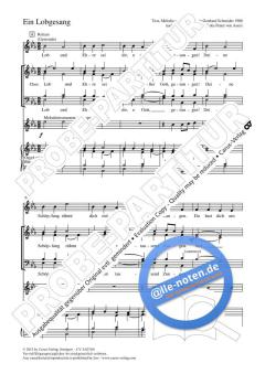 Ein Lobgesang Es-Dur (1988) von Martin Gotthard Schneider (Download) 