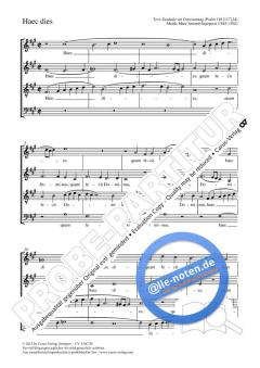 Haec dies Fis-Dur von Marc Antonio Ingegneri (Download) 