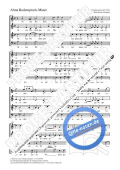 Alma Redemptoris mater a-Moll von Guiseppe Antonio Bernabei (Download) 