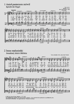 Zwölf polnische Weihnachtslieder von Józef Swider (Download) 