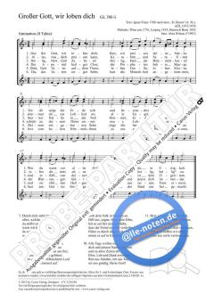 Großer Gott, wir loben dich F-Dur (2012) von Alan Wilson (Download) 