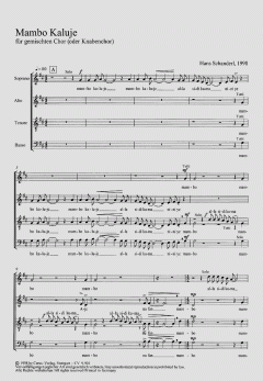 Mambo Kaluje von Hans Schanderl (Download) 