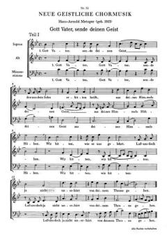 Gott Vater, sende deinen Geist von Hans-Arnold Metzger (Download) 