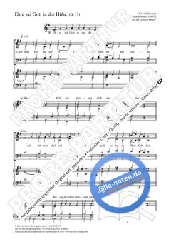 Ehre sei Gott in der Höhe e-Moll von Heino Schubert (Download) 
