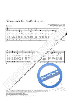Wir danken dir, Herr Jesu Christ (2012) von Thomas Roß (Download) 