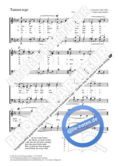 Tantum ergo (Sakrament der Liebe Gottes) Es-Dur von Clemens Lemacher (Download) 