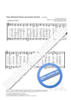 Vom Himmel hoch, da komm ich her C-Dur von Markus Hinz (Download) 