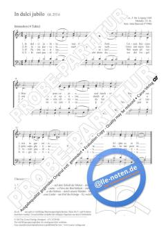 In dulci jubilo F-Dur (John Barnard) 