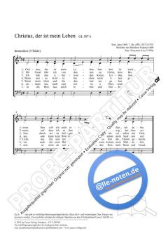 Christus, der ist mein Leben D-Dur (2012) von Grayston Ives (Download) 
