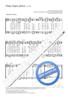 Pange, lingua, gloriosi (2012) von Pawel Lukaszewski (Download) 
