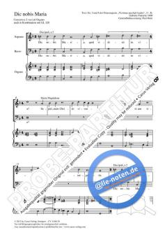 Dic nobis Maria dorisch (Download) 