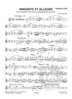 Andante et Allegro  von André Chailleux 