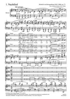 Drei Gesänge op. 73 (Heinrich v. Herzogenberg) 