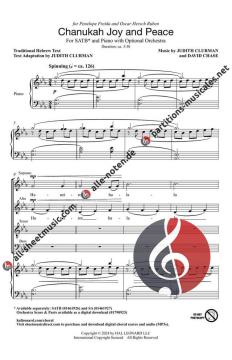 Chanukah Joy and Peace von David Chase (Download) 