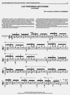 Las Lecciones de guitarra 1-3 von Julio S. Sagreras 