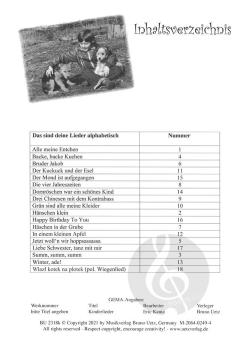 Leichte Kinderlieder 