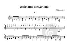 20 Études miniatures von Adrian Andrei 