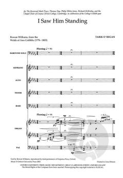 I Saw Him Standing von Tarik O'Regan (Download) 