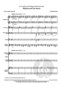 Rejoice and be merry von John Rutter (Download) 