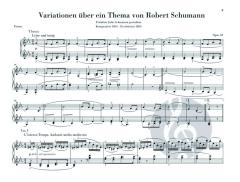 Schumann-Variationen Es-dur op. 23 von Johannes Brahms 