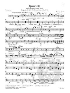 Streichquartett von Maurice Ravel 