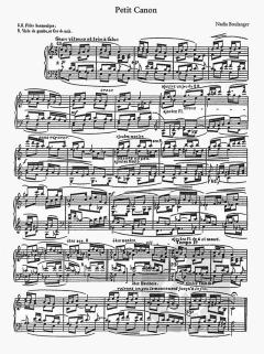 Trois Improvisations for Organ von Nadia Boulanger 