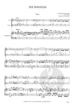 6 kleine Sonaten Band 2 - Sonaten 4-6 für Oboe, Fagott und Klavier von Carl Philipp Emanuel Bach 