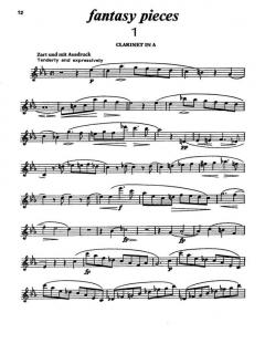 3 Fantasiestücke / 3 Romanzen op.73/op.94 von Robert Schumann 