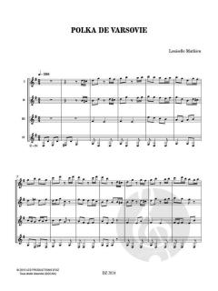 Musique facile pour 4 guitares - Pologne von Louiselle Mathieu 
