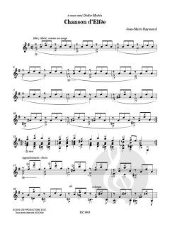 Chanson d'Elfée von Jean-Marie Raymond 