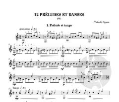 12 Préludes et danses von Takashi Ogawa 