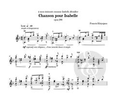 Chanson pour Isabelle op. 286 von Francis Kleynjans 