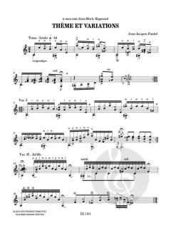 Thème et variations von Jean-Jacques Fimbel 