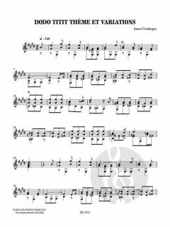 Dodo Titit Thème et Variations von Amos Coulanges 
