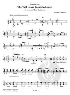 The Tall Grass Bends to Listen von Annette Kruisbrink 