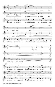 How Can I Keep From Singing 