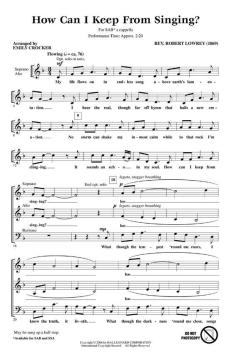 How Can I Keep From Singing (Download) 