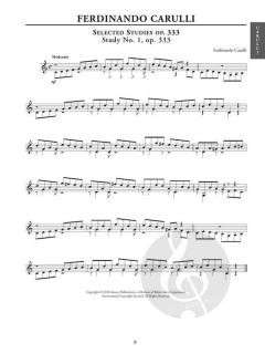 Required Studies for Classical Guitar 