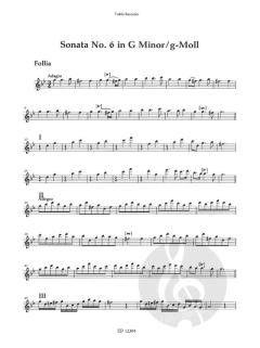 6 Sonaten Vol. 2 von Arcangelo Corelli 