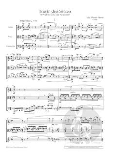 Trio von Hans Werner Henze 