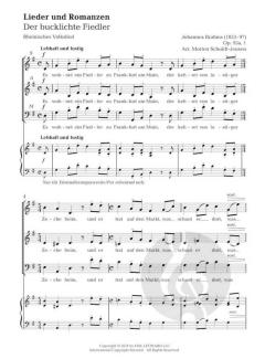 Lieder und Romanzen op. 93a von Johannes Brahms 