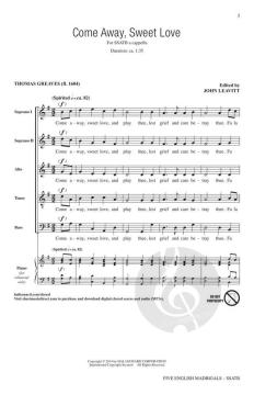 5 Englische Madrigale (Download) 
