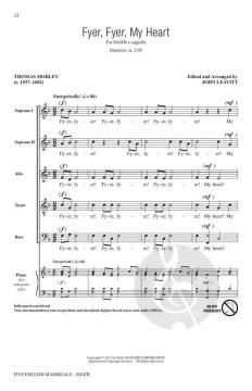 5 Englische Madrigale (Download) 