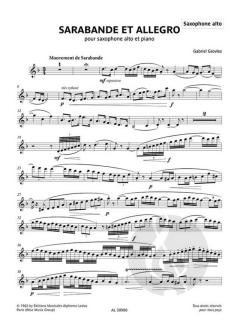 Sarabande et Allegro von Gabriel Grovlez 