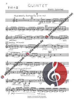 String Quintet von Roger Sessions 