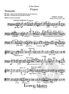 From Jewish Life, No. 1: Prayer von Ernest Bloch 