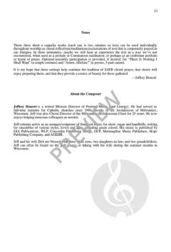 3 Choral Reflections on Sacred Texts von Jeffery Honore 